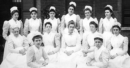 Historical Photo of Nursing Class