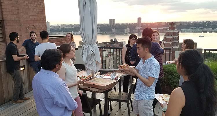 This is what faculty-led Stroke Journal Club looks like at Mount Sinai!