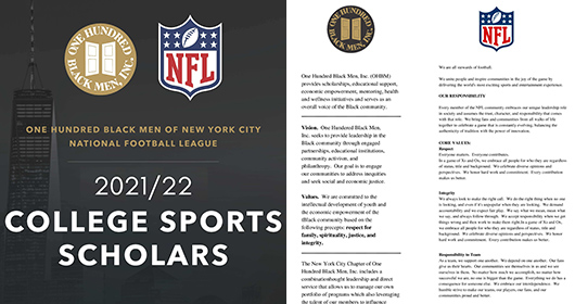 NFL/OHBM College Sports Scholars Program 2021-2022 Cohort