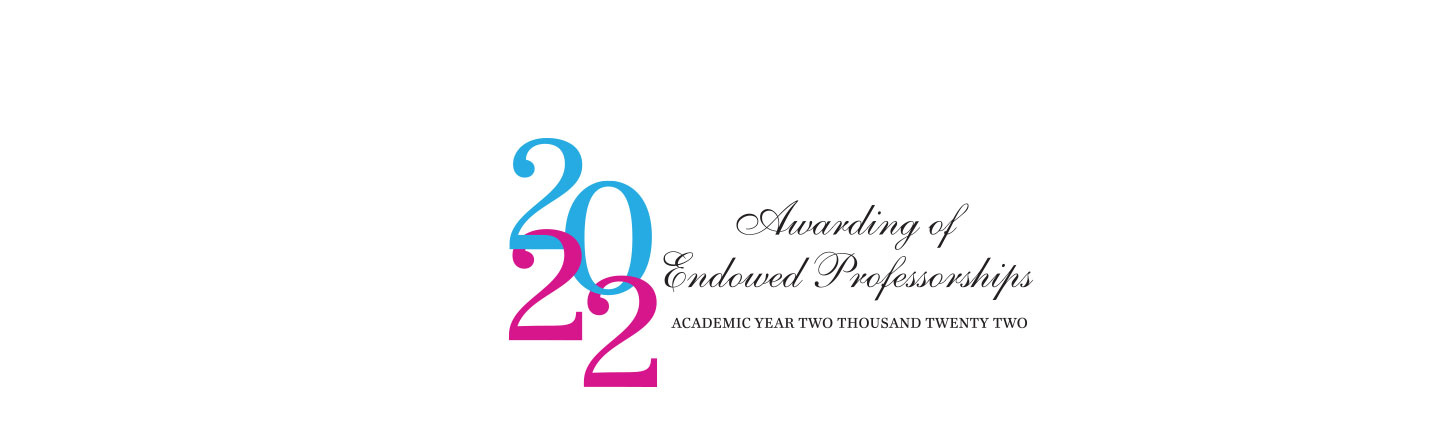 Outstanding faculty members installed into endowed professorships this fall 2022