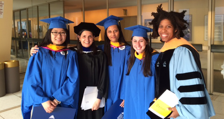 Image of 5 Graduating Med School Students