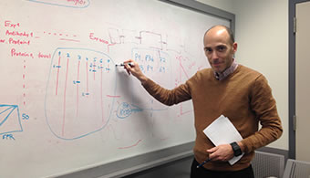 image of Dr. Ma'ayan at white board