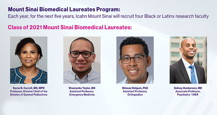 2021 Mount Sinai Biomedical Laureates Program poster
