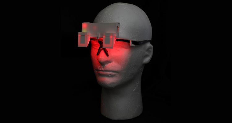 Image of person wearing glasses