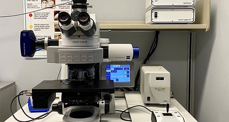 Zeiss AxioImager.Z2(M) for fixed- or live-cell samples.